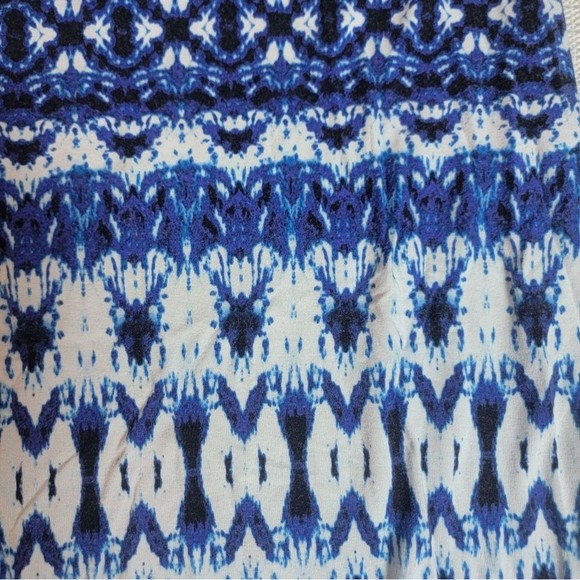 Cynthia Rowley Maxi Skirt Size Large Rayon Stretch Wicked Graphic - Picture 7 of 12